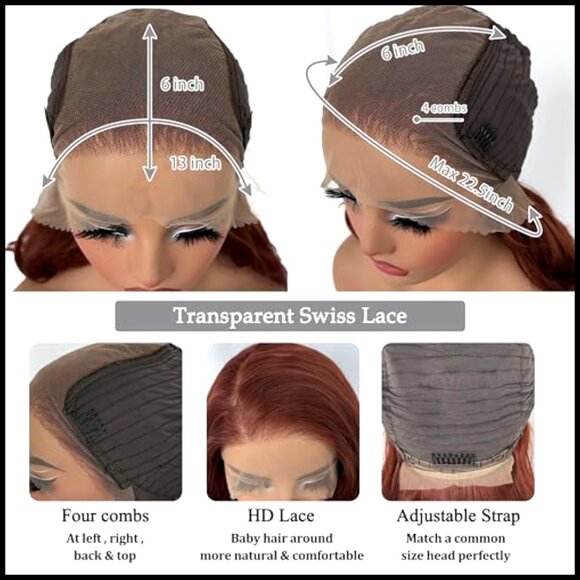 Short Wavy Synthetic Lace Front Wig Glueless Pre Layered Elegant Chic main image 4